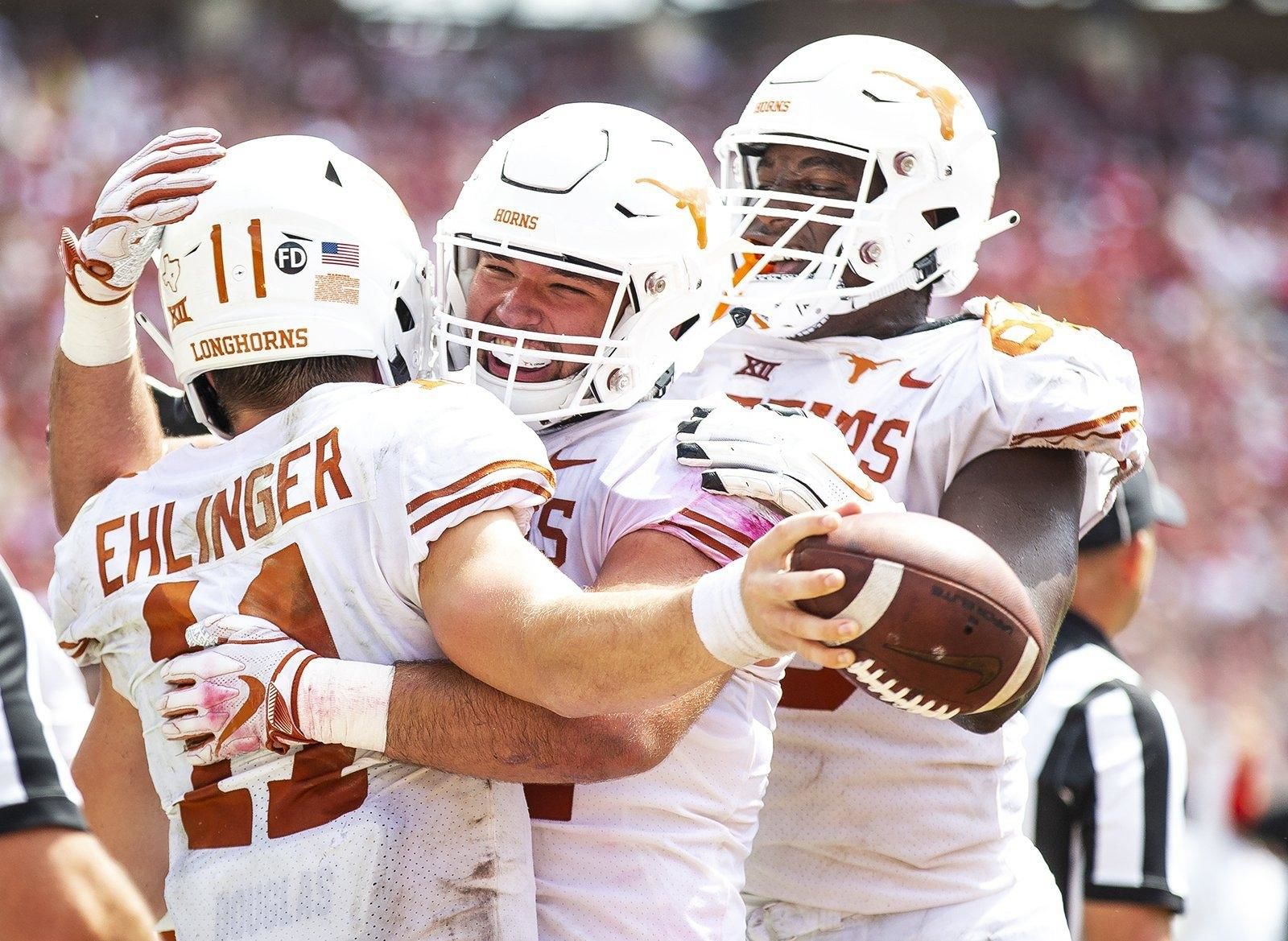 No. 6 Oklahoma (5-0, 2-0 Big 12) vs. No. 11 Texas (4-1, 2-0), noon ET, FOX